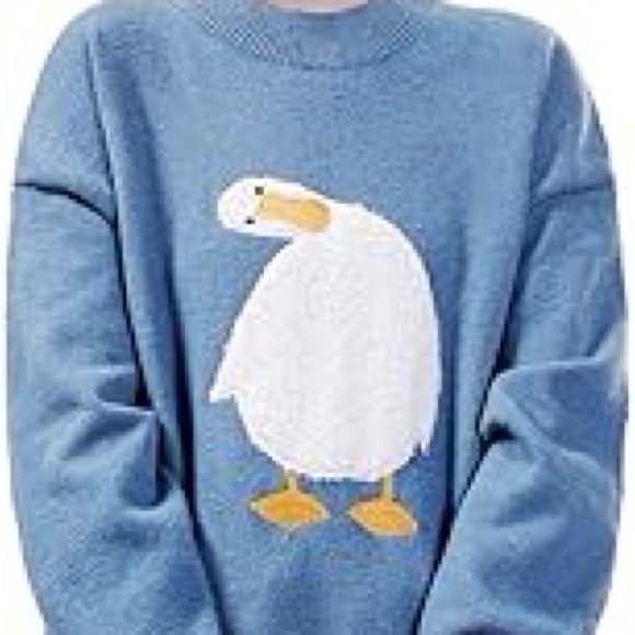 Aelfric Eden Sky Blue Knit Pullover - Picture 11 of 13